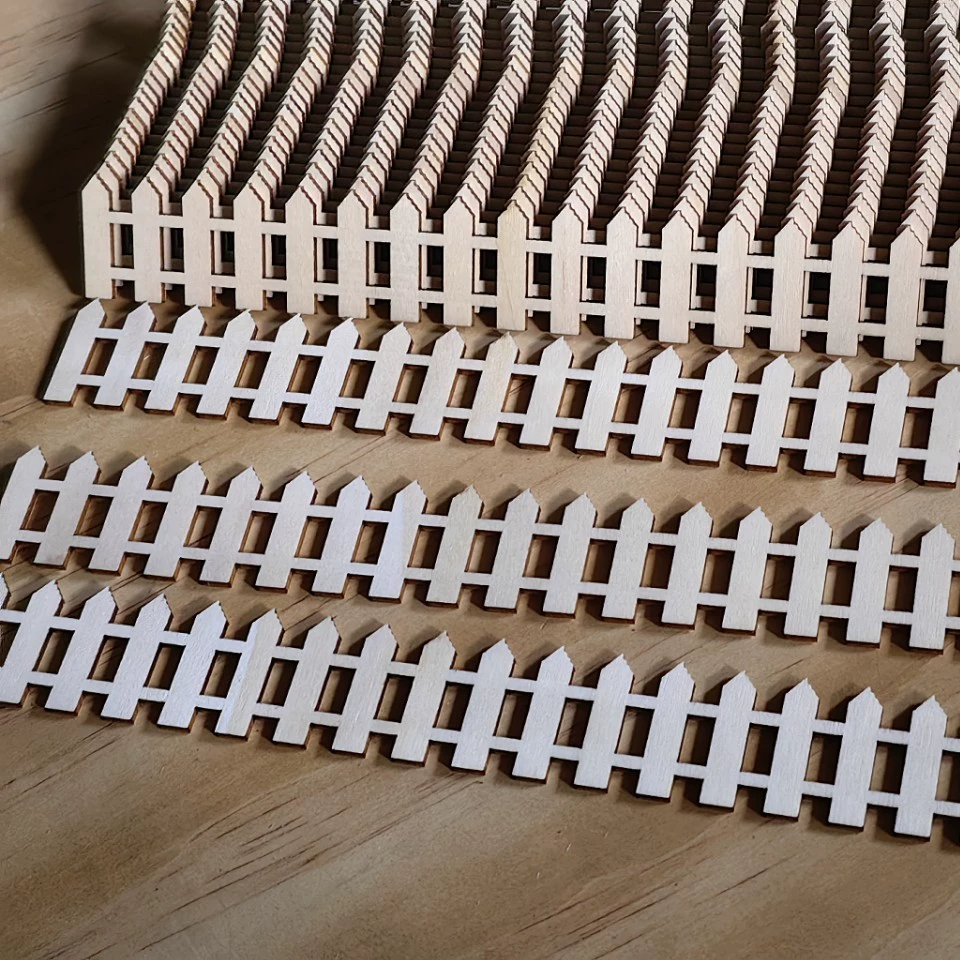 Микро-ландшафтный деревянный бревна забор украшения кукольный дом мини-садовые аксессуары забор забор миниатюрный реквизит