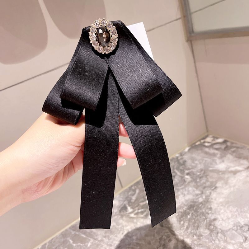 Modische Schleifen-brosche Mit Strass Für Damen_voghion.com