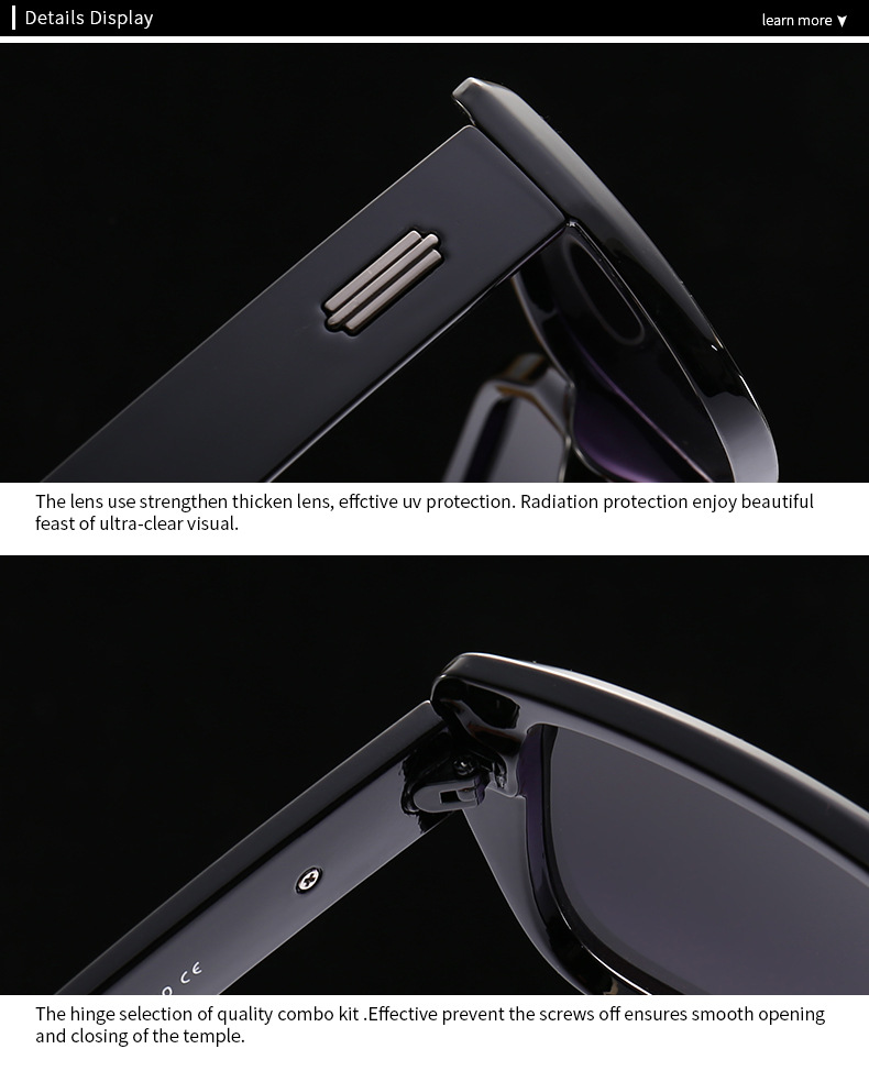 2023 foreign trade cross border metal accessories square frame sunglasses for men European and American street style sunglasses for women wholesale 9120_voghion.com