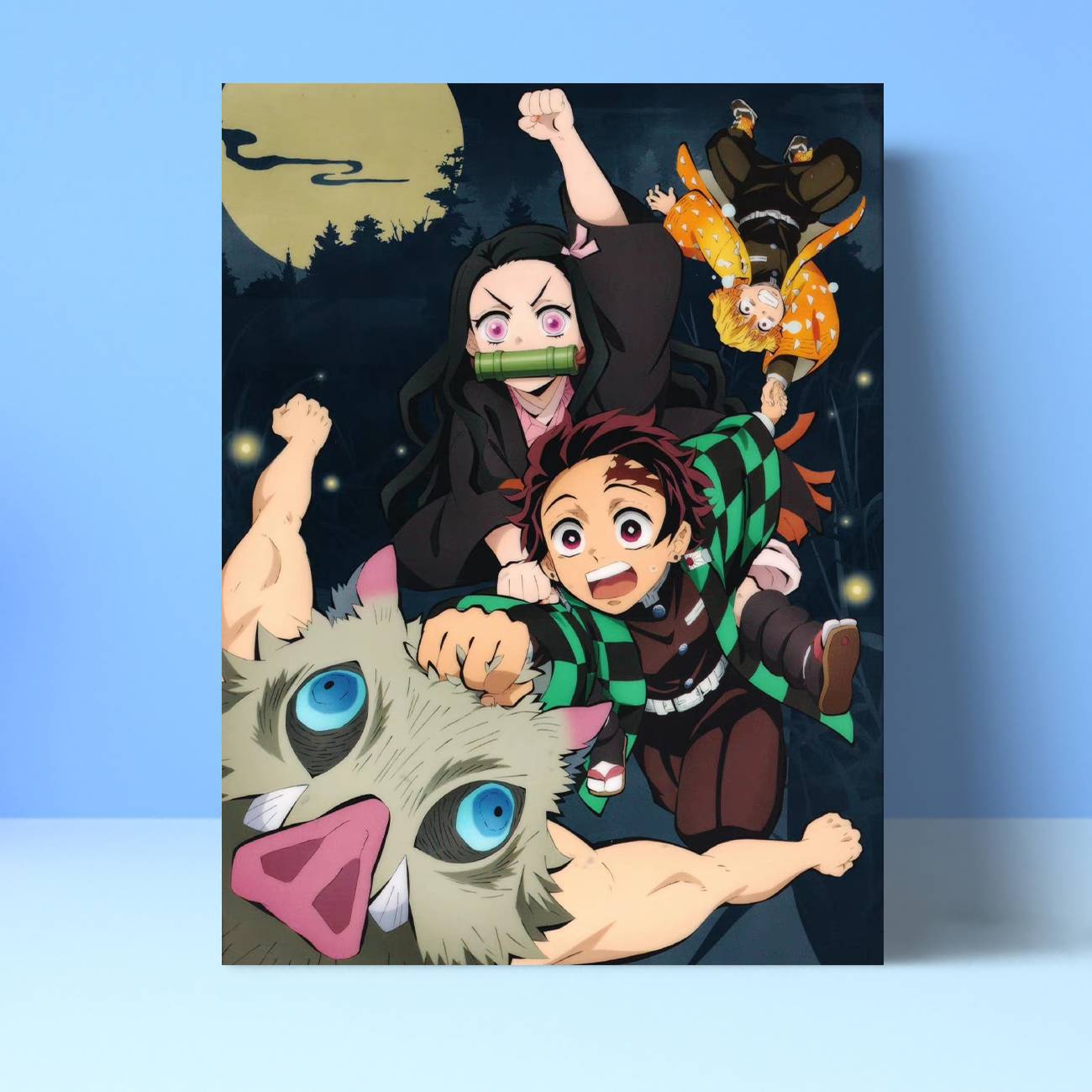 Fantasmas de la cuchilla de pintura al óleo digital DiDi dibujos animados niños hechos a mano pintura de acrílico pintura al óleo pintura decorativa