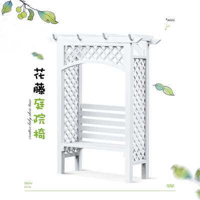 ob11戶外花園凳擺件娃娃屋配件微縮模型玩具迷妳木制庭院椅M152