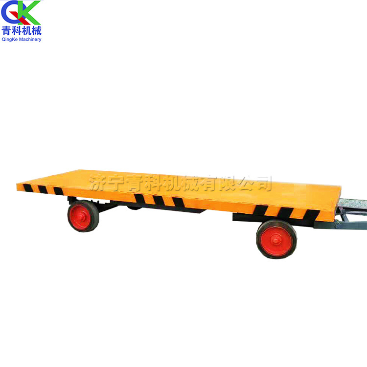 重钢平板拖车 机场港口物流货物搬运车 重型设备运输牵引半挂车
