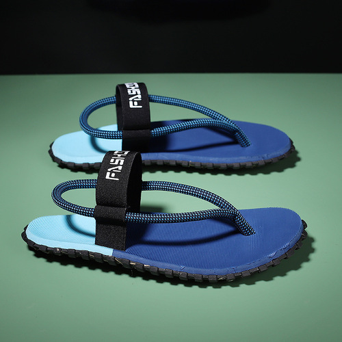 Summer new men's sandals dual-use outdoor casual beach shoes men's foreign trade lightweight slippers men's thin sole anti-slip