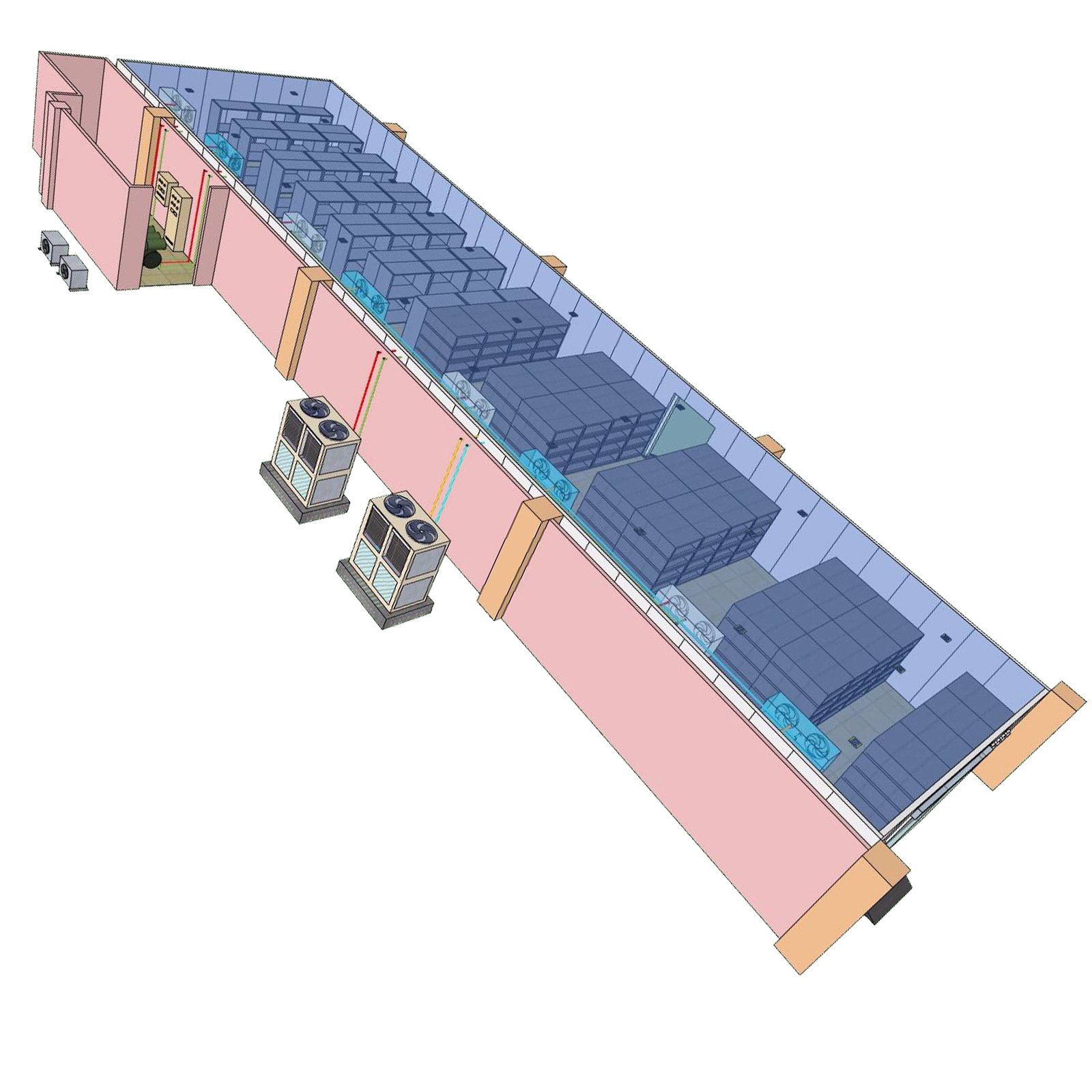 30P超低温-45°C中转库整套设备专业配置复叠技术适用于不同环温