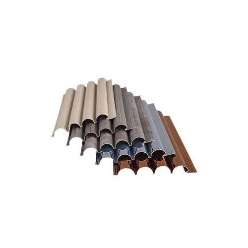 Aluminum alloy Great Wall aluminum single plate grille embossed profile wave board background wall curtain wall corrugated door head decoration plate