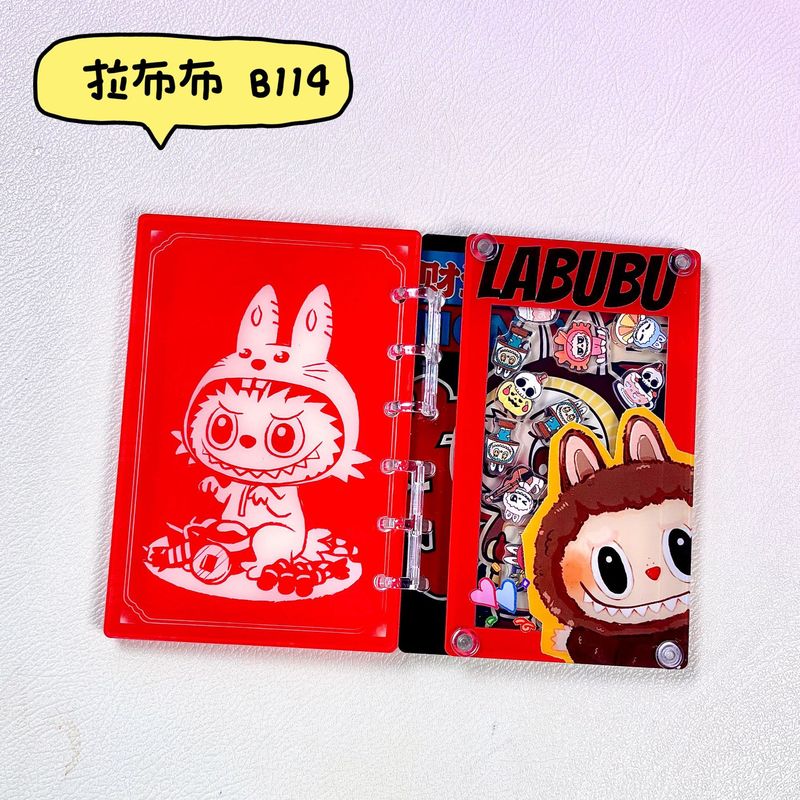 日本の漫画 A7 ルーズリーフノートブックかわいいガーリーハート高価値アニメ学生アクリル|undefined