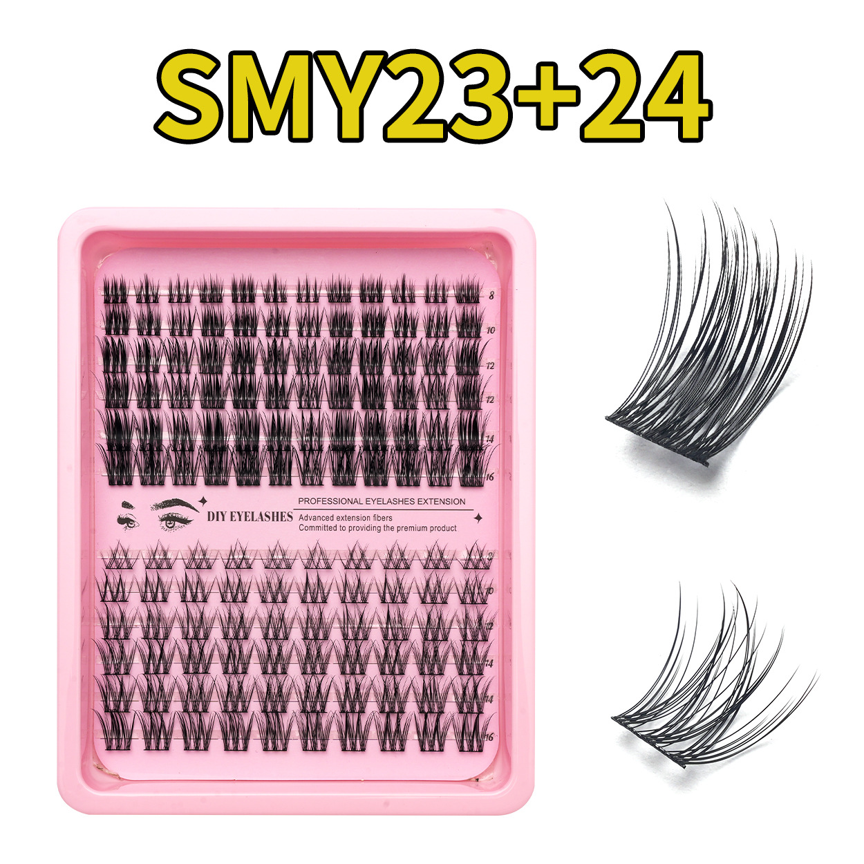 DIY transfronterizo pestañas falsas Europa y América Amazon estación independiente venta caliente segmento de flores de cabello comercio exterior fábrica al por mayor