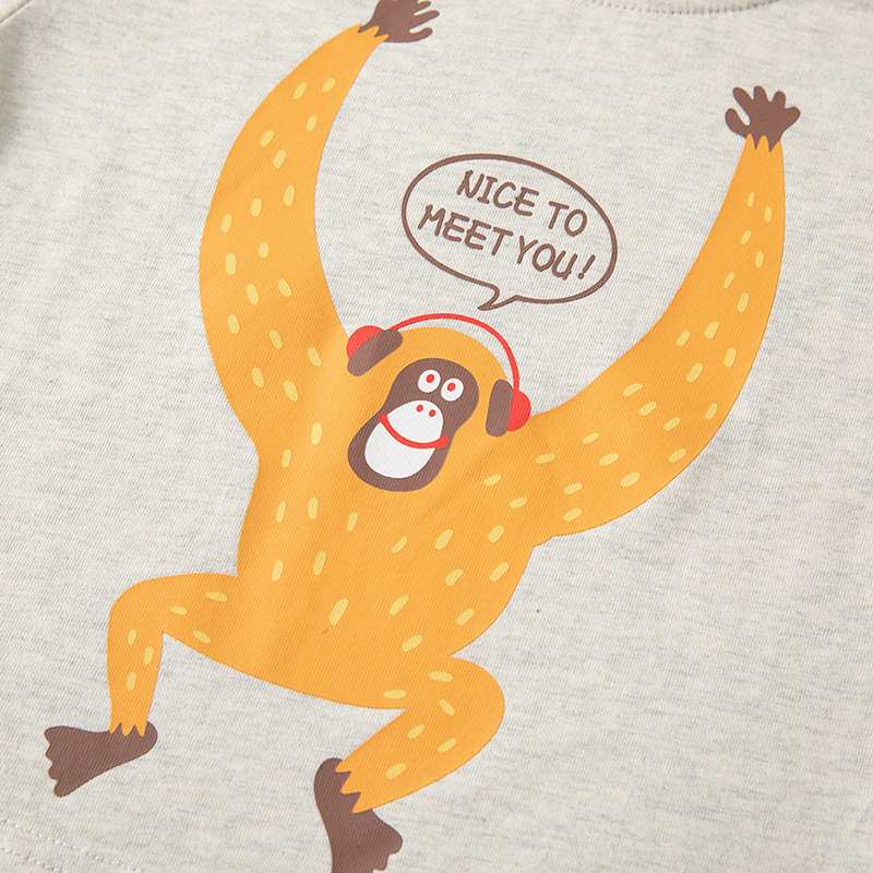 Suministro de transmisión en vivo de ropa para niños transfronterizos Camisa de fondo para niños de primavera Camiseta de manga larga para bebés de algodón puro para hombres y mujeres