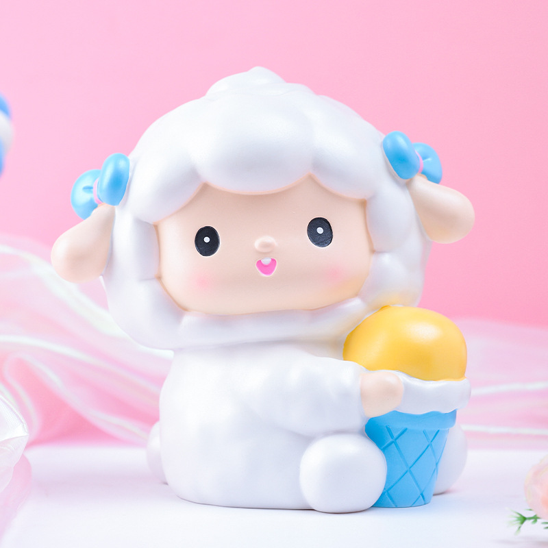 Emocional capabala alcancía vinilo durable alcancía regalo para niños decoración de escritorio entrega de una sola pieza