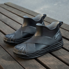 Women's Waterproof Rain Boots, Short Tall, Student Outdoor Wear, Adult Work Slip-Resistant Rubber Shoes, Fashion Rain Boots, Wholesale, Foreign Trade