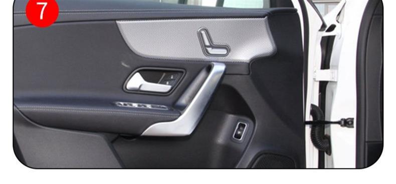 Suitable for 2019-2025 Mercedes-Benz A-Class center console gear shift interior protective film, specialized for car modification, transparent TPU film