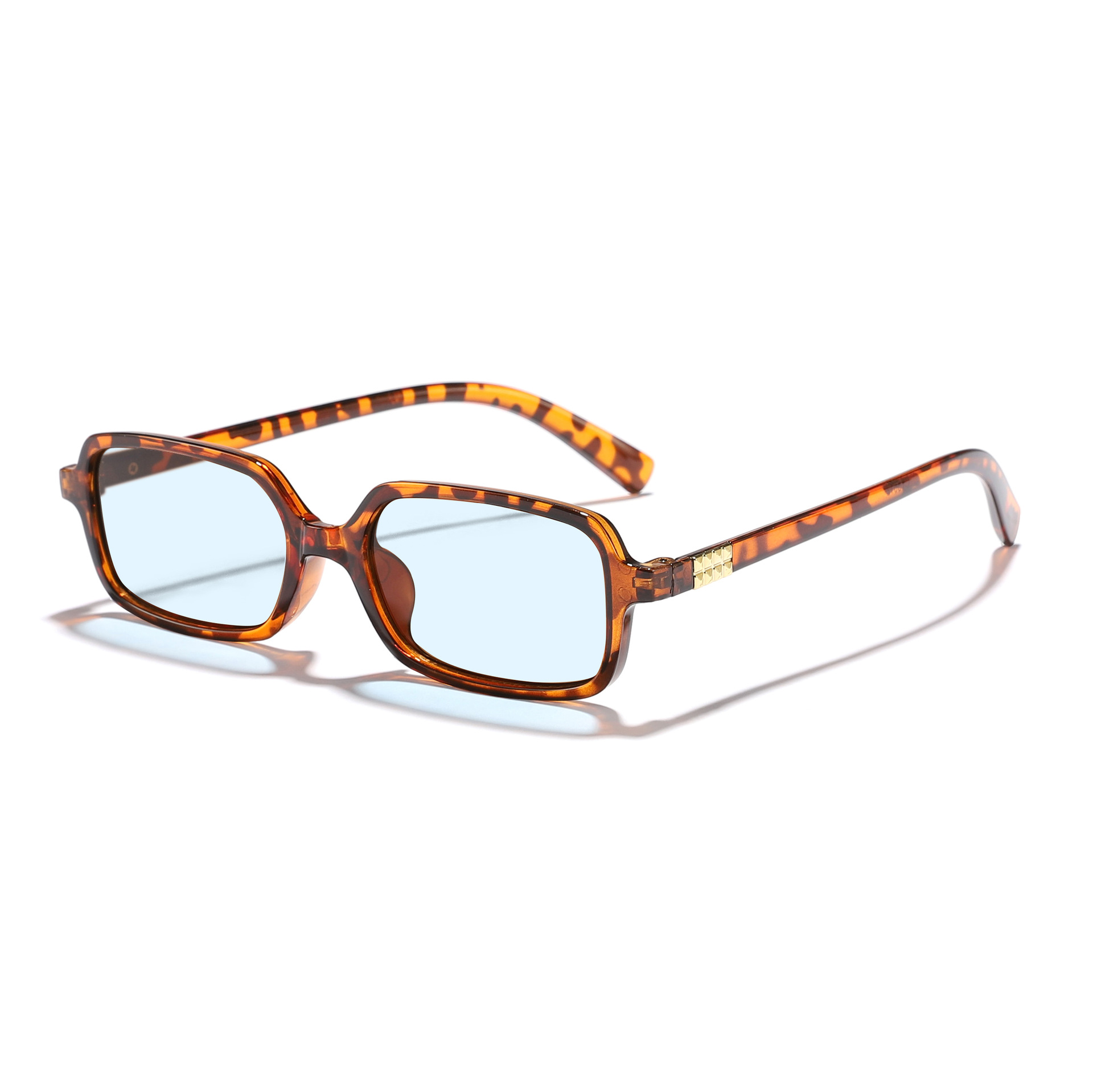 Versión coreana de gafas de sol de todo fósforo de caja pequeña transfronteriza nueva personalidad simple para hombres y mujeres gafas de sol de alta gama Sunglasses