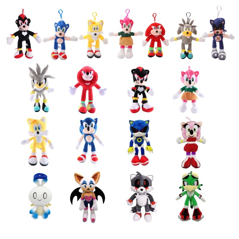Clearance Sale Cross-Border Sonic the Hedgehog Sonic Boy Nake Plush Toy Doll Cross-Border Amazon