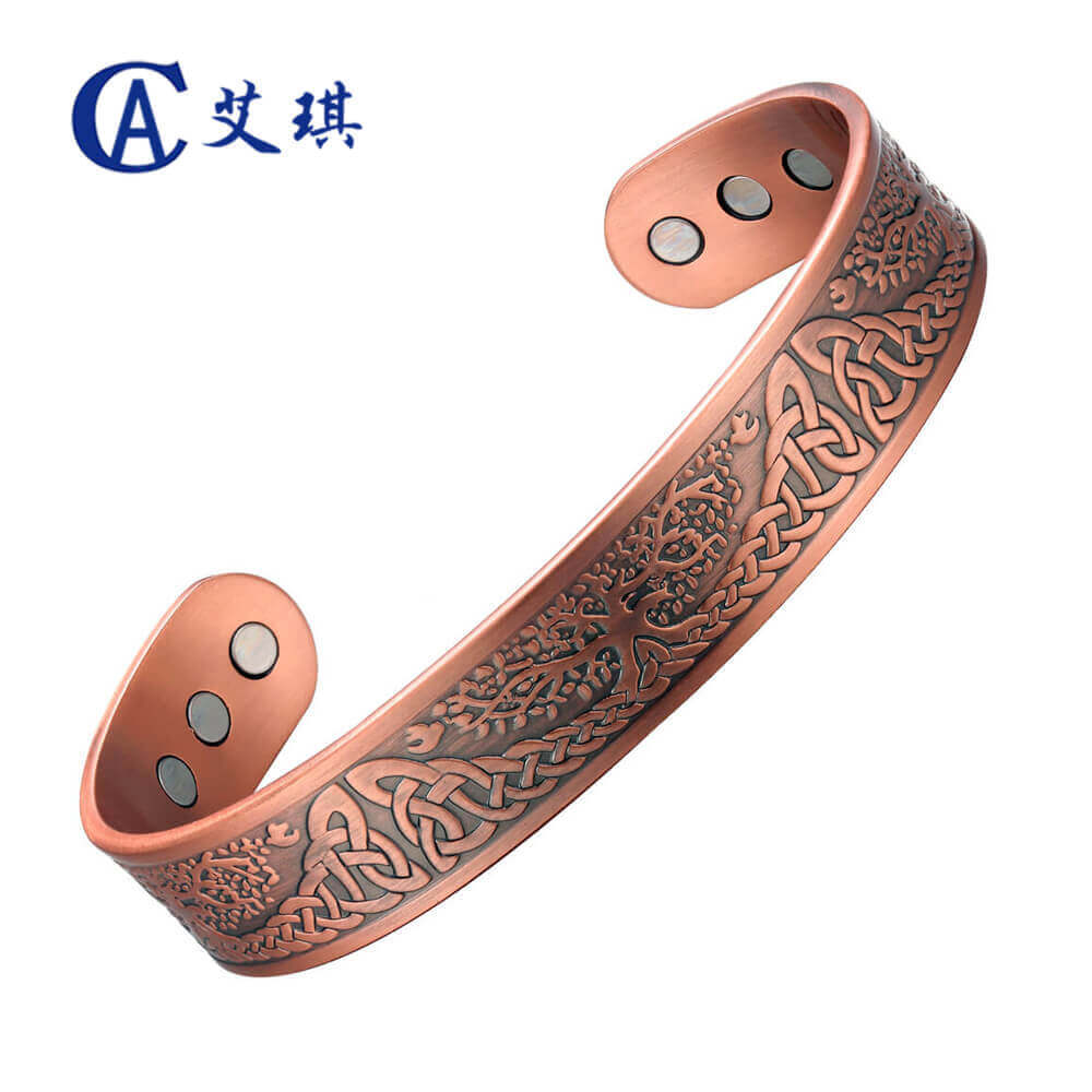 magnetic copper retro bracelet
