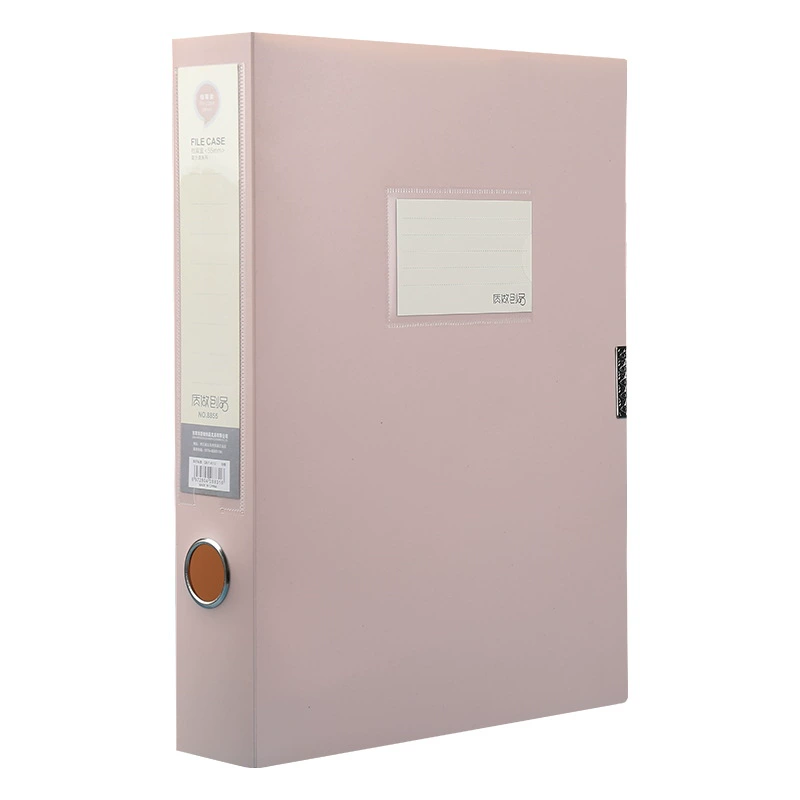 File Box Morandi A4, thickened polypropylene folding file folder, compact office storage