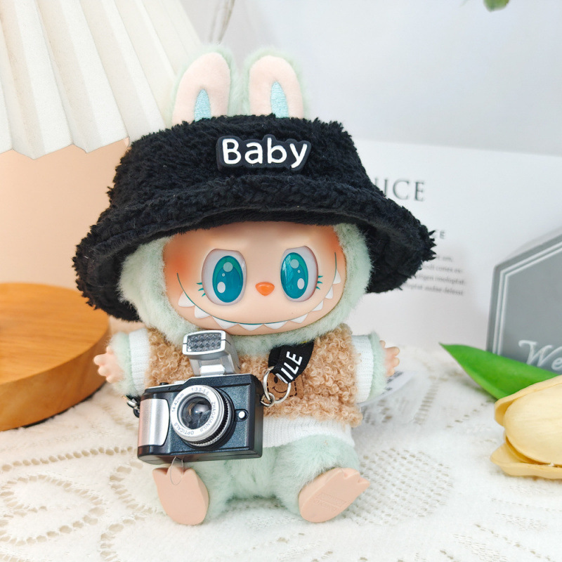 第一世代と第二世代のラブブベビー服ビニールブラインドボックスペンダントかわいいぬいぐるみ帽子服スーツアクセサリー|undefined