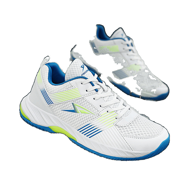 Zapatillas de bádminton transfronterizas para hombres y mujeres, almohadillas de potencia transpirables y antideslizantes, rebote de amortiguación, entrenamiento de competencia juvenil, zapatillas de tenis de mesa