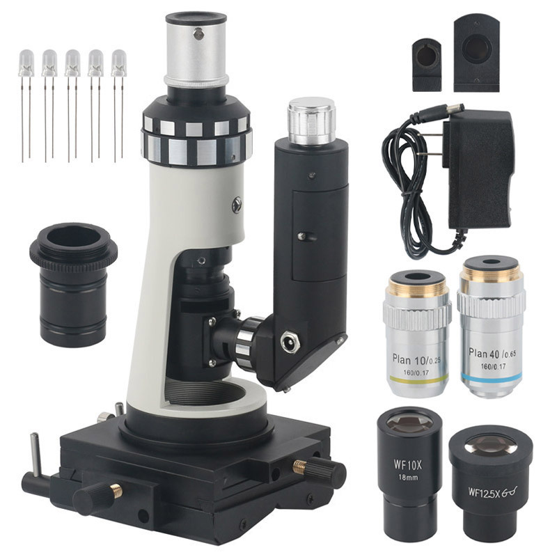 100X 400X Handheld Metallographic Microscope Magnetic Adjustment Base Metal Surface Detection Polarizing Microscope 100X 400X Handheld Metallographic Microscope Magnetic Adjustment Base Metal Surface Detection Polarizing Microscope
