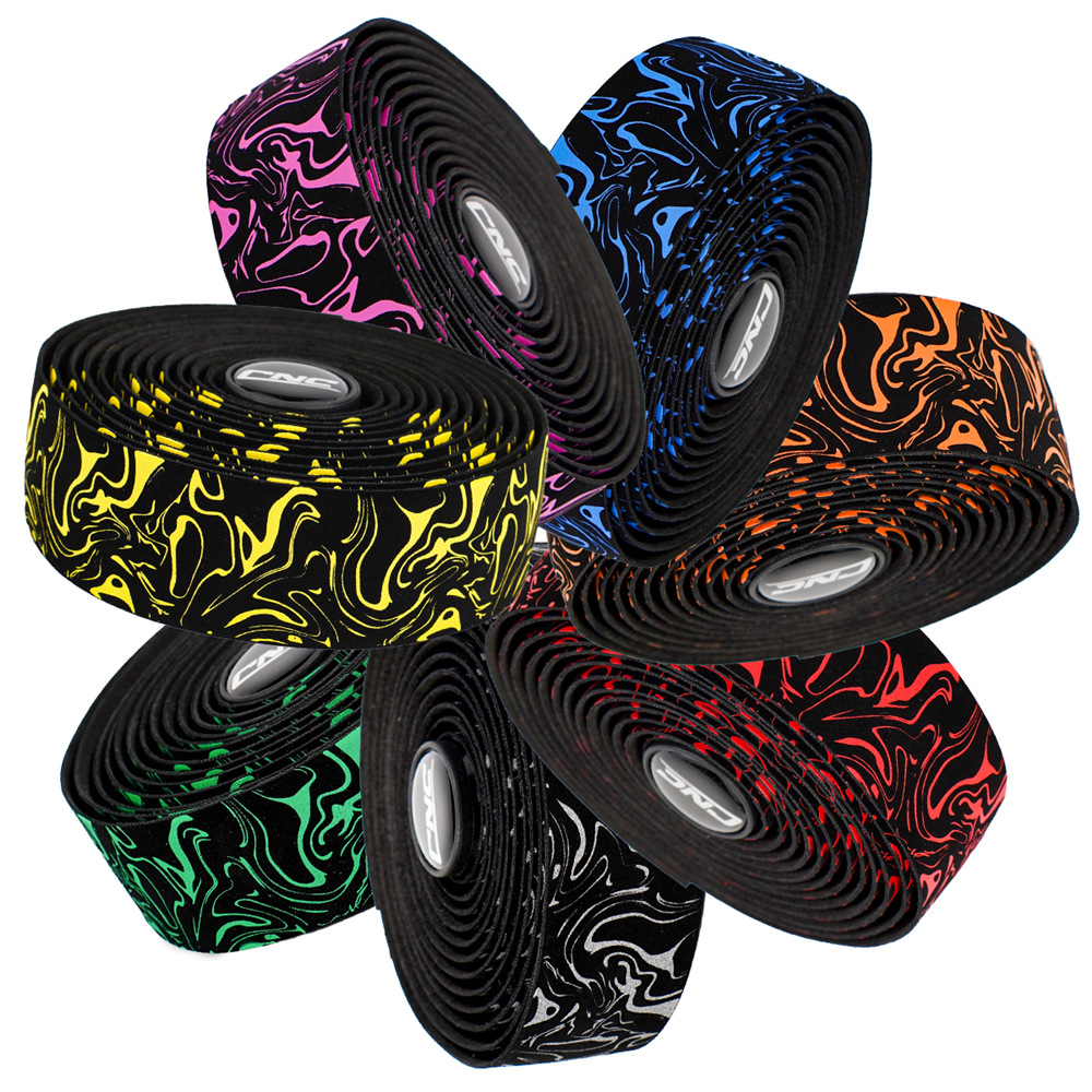 CNC carretera bicicleta mango cinturón bicicleta cepillado antideslizante transpirable mango cinturón muerto coche cuerno curva mango bobinado mango cinturón