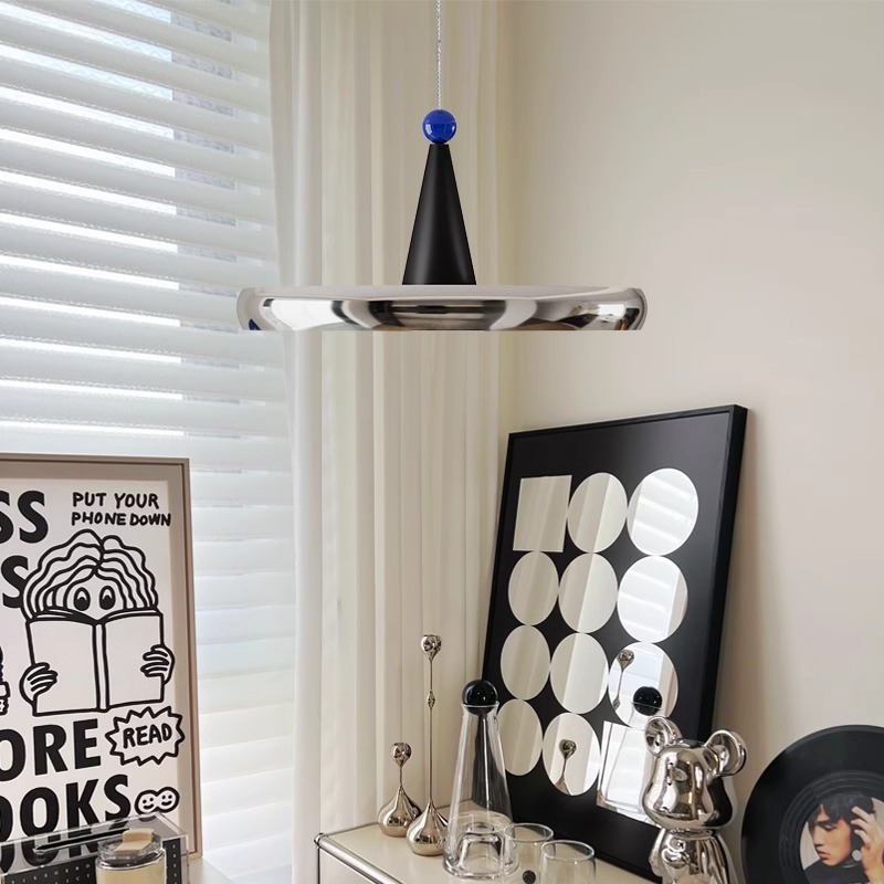 2025 nuevo candelabro de restaurante de cono lámpara de comedor de protección ocular de espectro completo lámpara de Zhongshan simple moderna de estilo antiguo