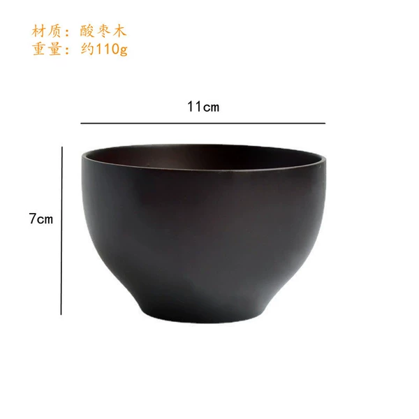 Round feet 11*7cm (black brown)