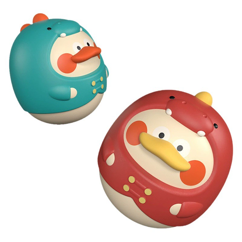 Динозавр утка детская игрушка тумблер 6 месяцев