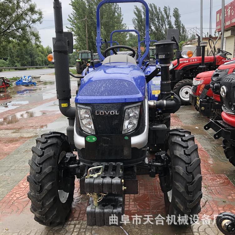 直补雷沃504拖拉机四缸潍柴发动机国四 强压带浮动 8+8梭式换档