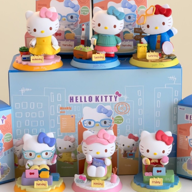 Douyin Xiaohongshu 人気のブラインドボックス ハローキティ ハローキティ オーナメント ドロップシッピング PVC|undefined