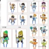 Special offer of eight random models [Three Kingdoms Series] with free watercolor pen 57