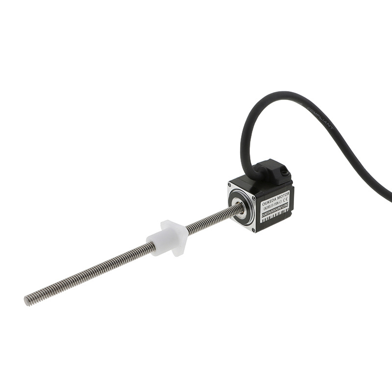 28丝杆步进电机 丝杆长150 三角螺母导程2.54 TR6.35 28丝杆电机