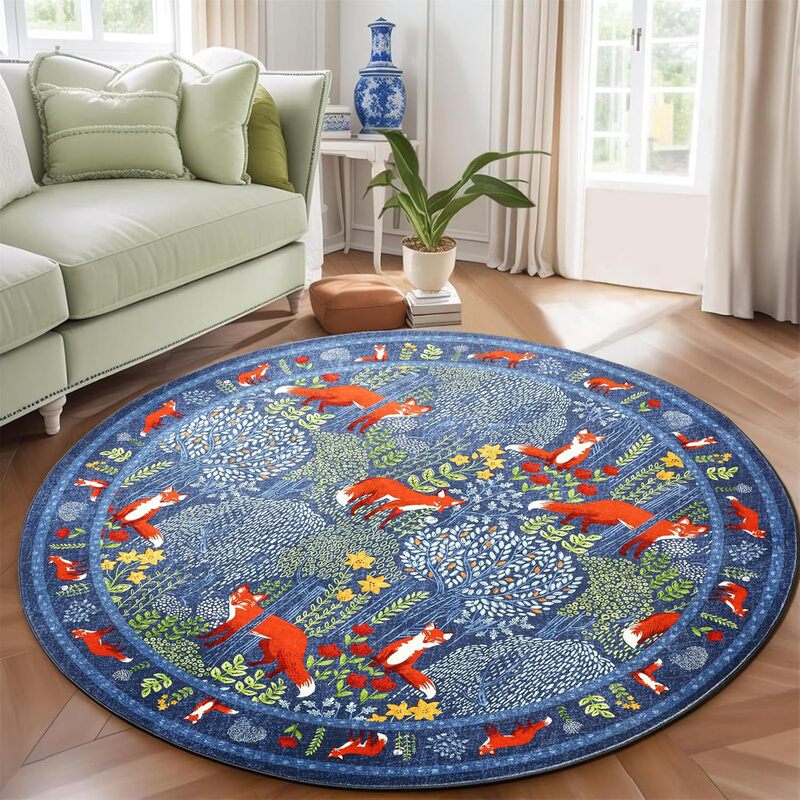 Cross-Border Hot-Selling Retro Jungle Fox Floor Mat, Household Coffee Table, Wear-Resistant Bottom Mat, Entrance Door, Easy-To-Clean Door Mat Cross-Border Hot-Selling Retro Jungle Fox Floor Mat, Household Coffee Table, Wear-Resistant Bottom Mat, Entrance Door, Easy-To-Clean Door Mat