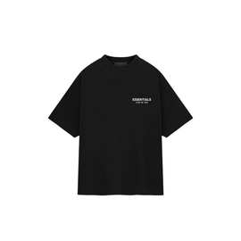 Essentials FW24 Holiday Core系列 胸前字母圆领宽松短袖 T恤 男