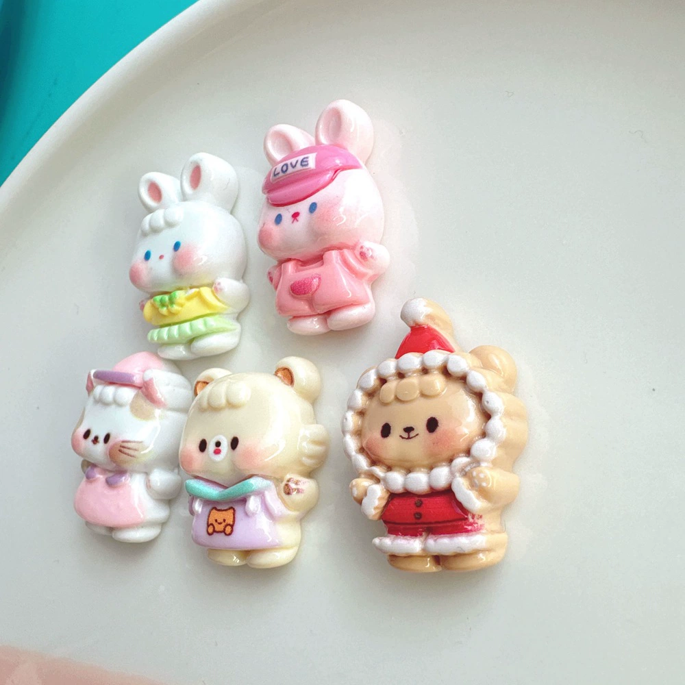 Мультяшные аксессуары ручной работы, заколка для волос, чехол для телефона, аксессуар для волос, оптовая продажа