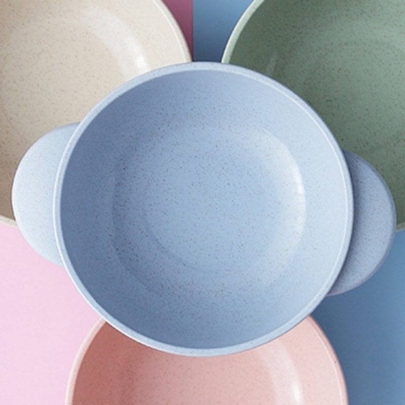 [블루 더블 이어 볼] 두꺼워지고 화상 방지 - 1그릇, 스푼 없음