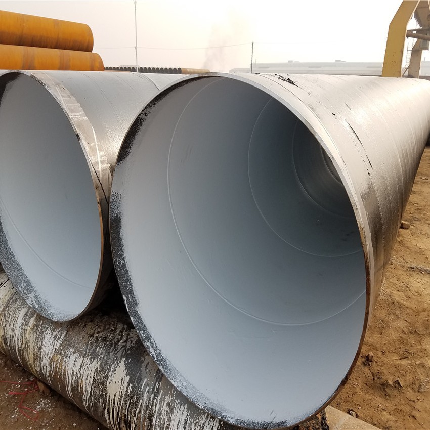 供应排水钢管 耐盐碱环氧煤沥青防腐螺旋钢管防腐蚀碳钢管