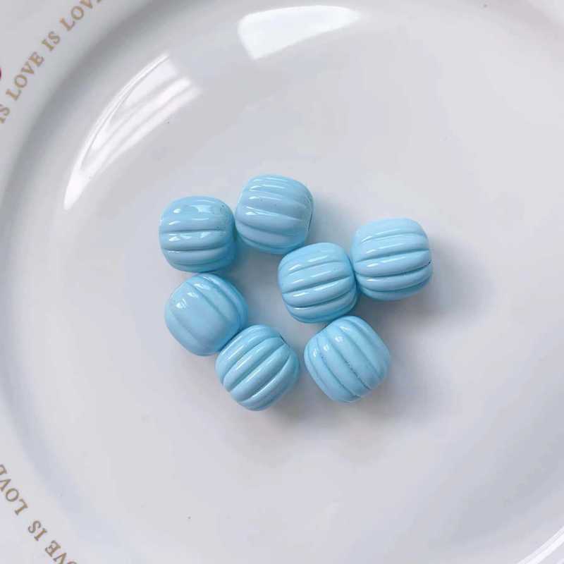 亚克力烤漆墩墩南瓜珠手工diy串珠手机链包链钥匙扣饰品配件材料|undefined