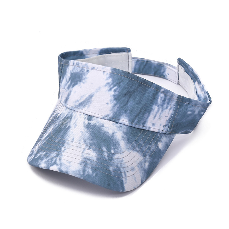 Tie-Dye-Visier, bunter Graffiti-Sonnenhut für Damen, modische Baseballkappe_voghion.com