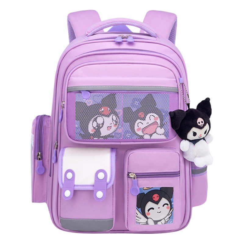 Kapibala Schoolbag Girl's Large Capacity Cute Capybara Backpack Junior High School and Primary School Students Durable Lightweight Backpack for Men