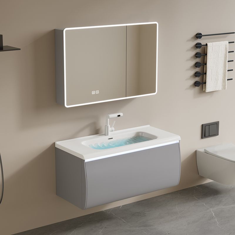 Nuevo gabinete de baño de madera sólida cerámica una bañera gabinete de lavabo de baño doméstico lavabo combinado lavabo