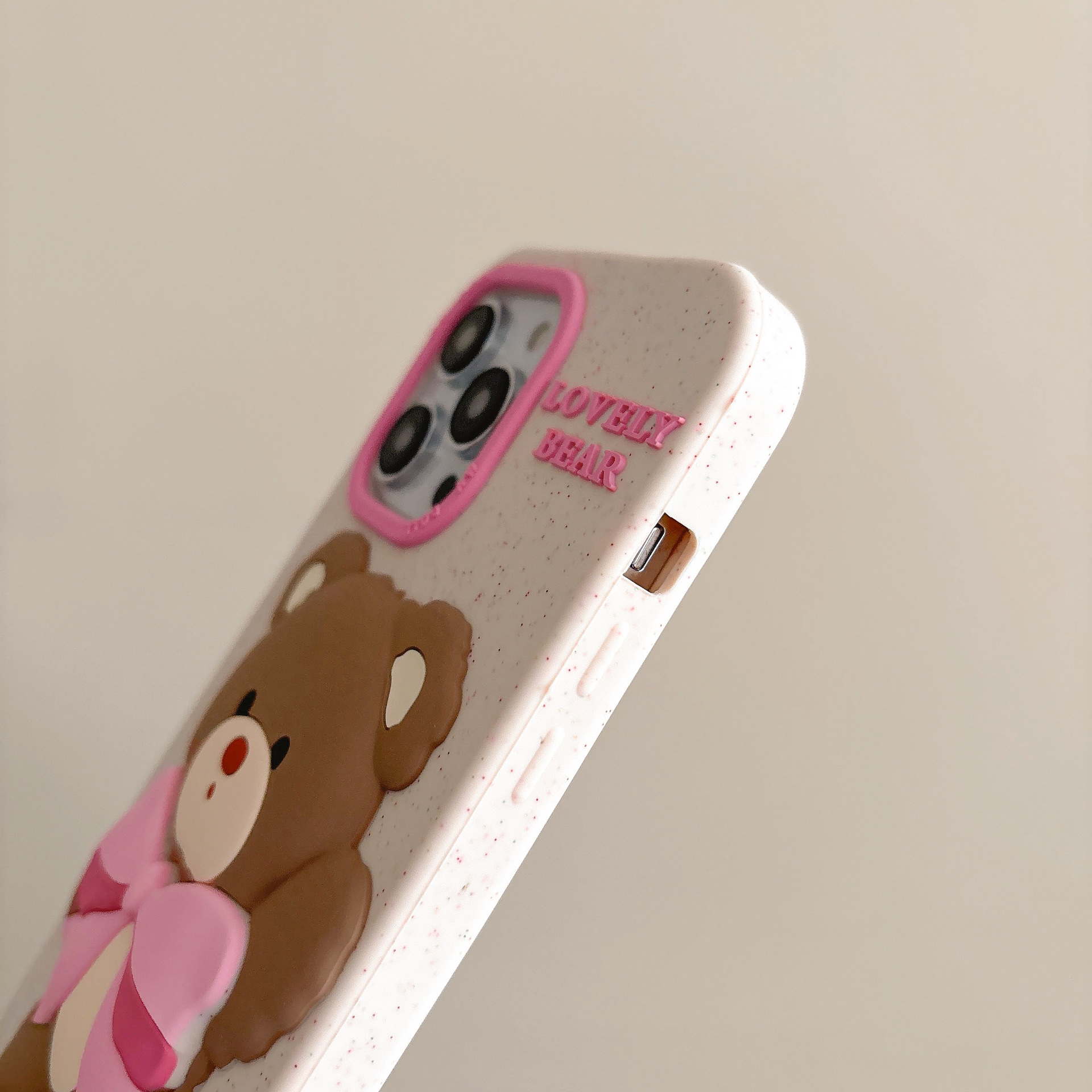 Silica Gel Bear Cartoon Style Phone Cases Phone Accessories display picture 6