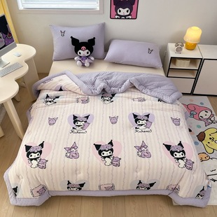 Cross-Border Sanrio Children's Autumn and Winter Quilt Core Cartoon Knitted Cotton Quilt Thickened Wholesale