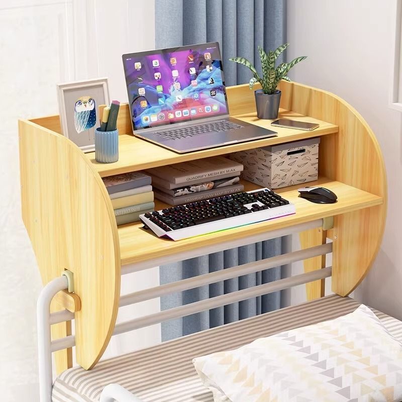 Bed Computer Table Student Dormitory Bunk Bed Suspended Game Table Dormitory Bed Side Desk Storage Rack Table