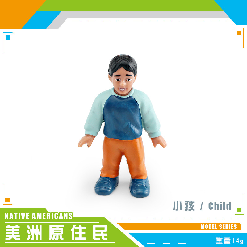 Amazon simulación nativo americano familia figura Modelo Mamá y Papá abuelo y abuela muñeca decoración juguete