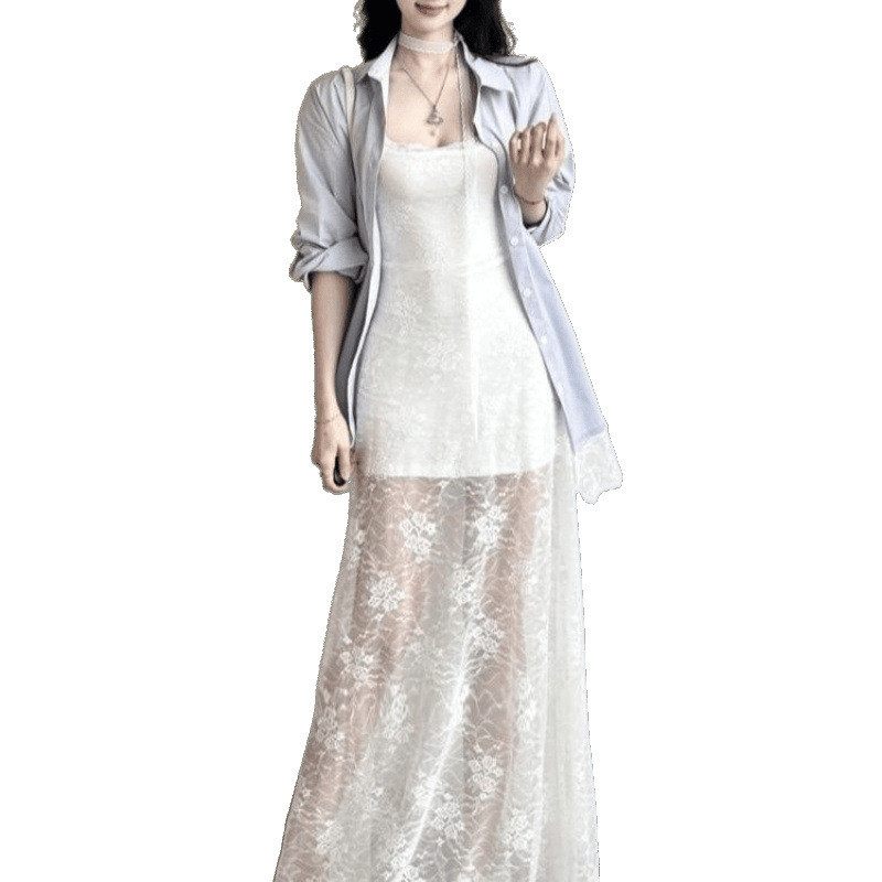 Spring design fashionable lace shirt