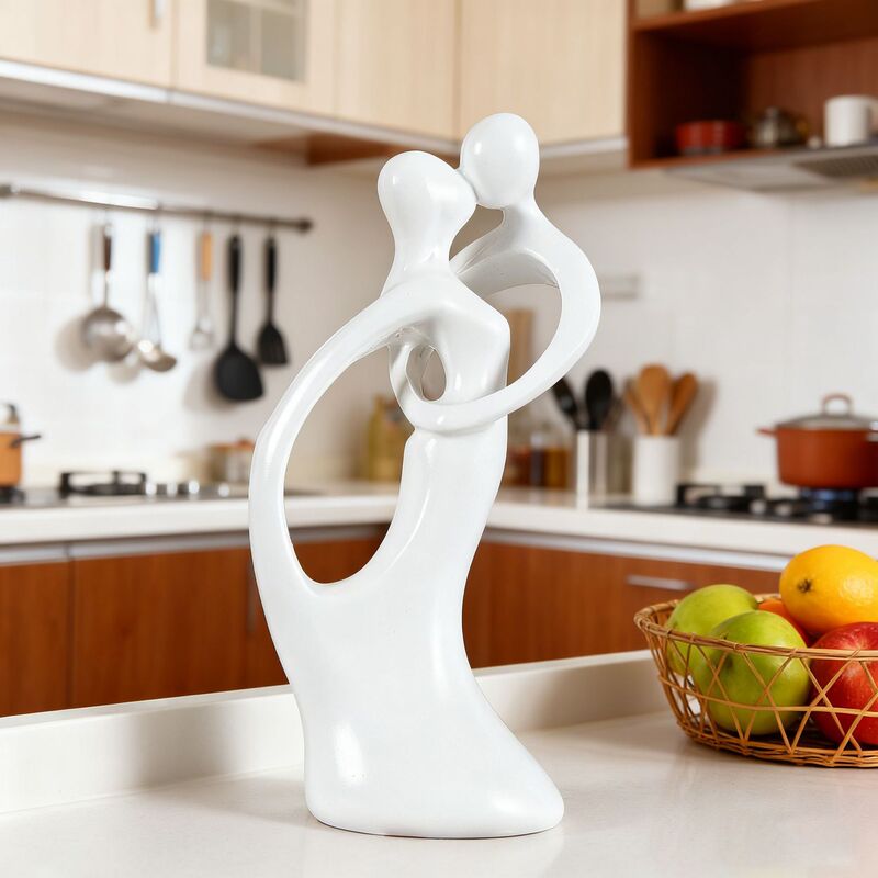 Cross-Border Popular Creative Modern Simple Abstract Couple Character Ornaments Living Room Wine Cabinet Home Accessories Valentine's Day