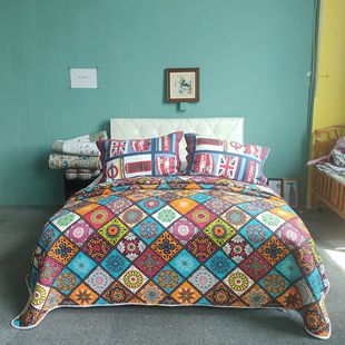 Foreign trade tailstock processing quilt bed cover sheets twill cotton wash quilt cotton 200*220 a generation of hair