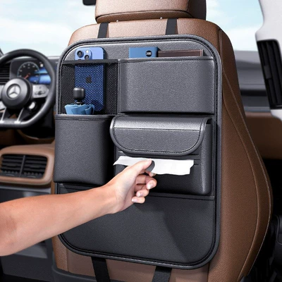 car seat back storage – Chair back anti-kick pad