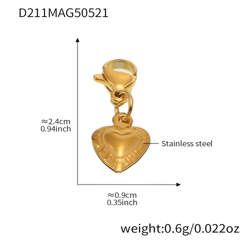Mili メッキ 18 K 厚いゴールド DIY エナメル釉シングルペンダントニッチファッションパーソナライズされたマリンアクセサリー卸売|undefined