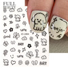 Cartoon nail stickers, adhesive fake nails for nails, new collection