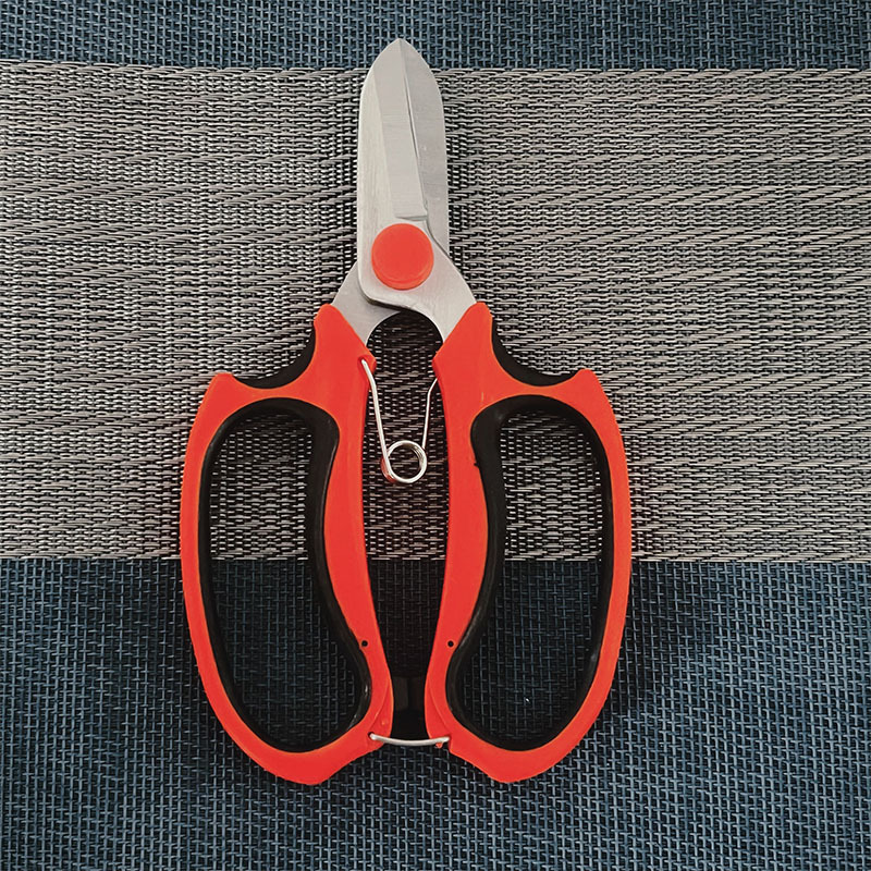 供應不鏽鋼彩色花藝剪刀定制園林工具剪刀修花枝剪園林剪刀